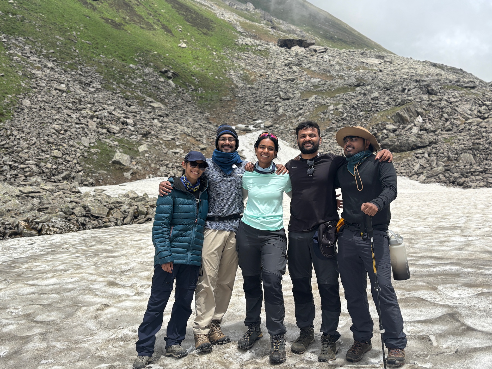 friends on mountain