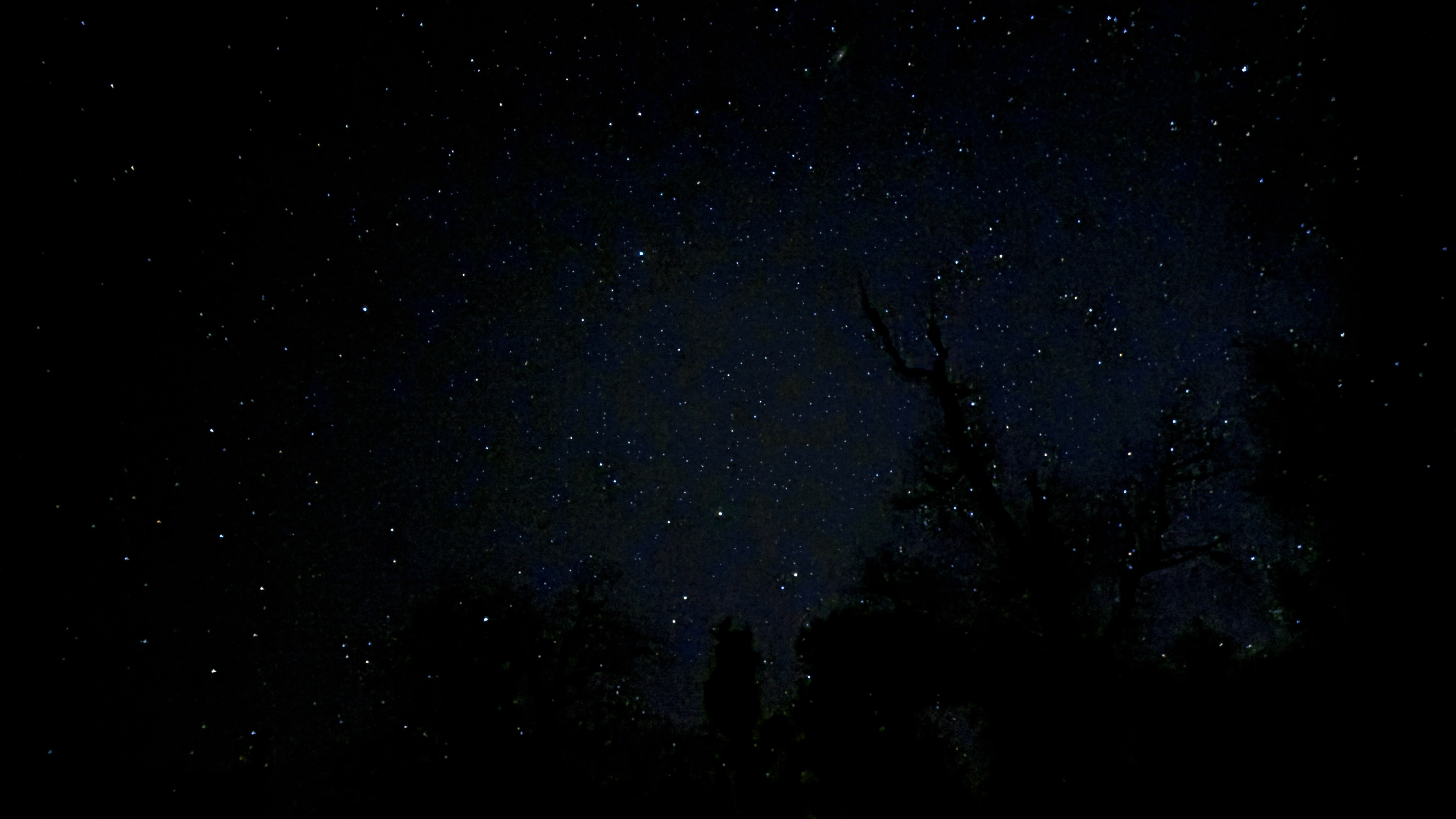 Stars over the campsite